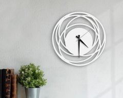 BK Home Dekoratif 45cm Ahşap Duvar Saati-64