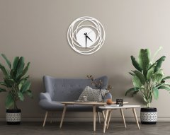 BK Home Dekoratif 45cm Ahşap Duvar Saati-64