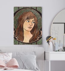 BK Gift Yatak Odası Konseptli Kanvas Tablo 50x70cm-34