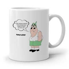 Kişiye Özel Karikatürlü Beyaz Kupa Bardak - 8
