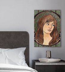 BK Gift Yatak Odası Konseptli Kanvas Tablo 30x50cm-34