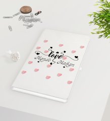 Kişiye Özel Sevgililer Günü Beyaz Defter-26