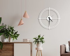 BK Home Dekoratif 45cm Ahşap Duvar Saati-60