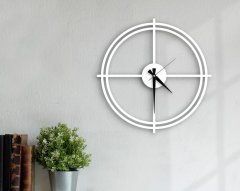 BK Home Dekoratif 45cm Ahşap Duvar Saati-60
