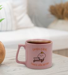 BK Gift Pastel Pembe Middle Kupa Bardak, Arkadaşa Hediye, Ev Hediyesi, Doğum Günü Hediyesi, Ofis Hediyesi-10