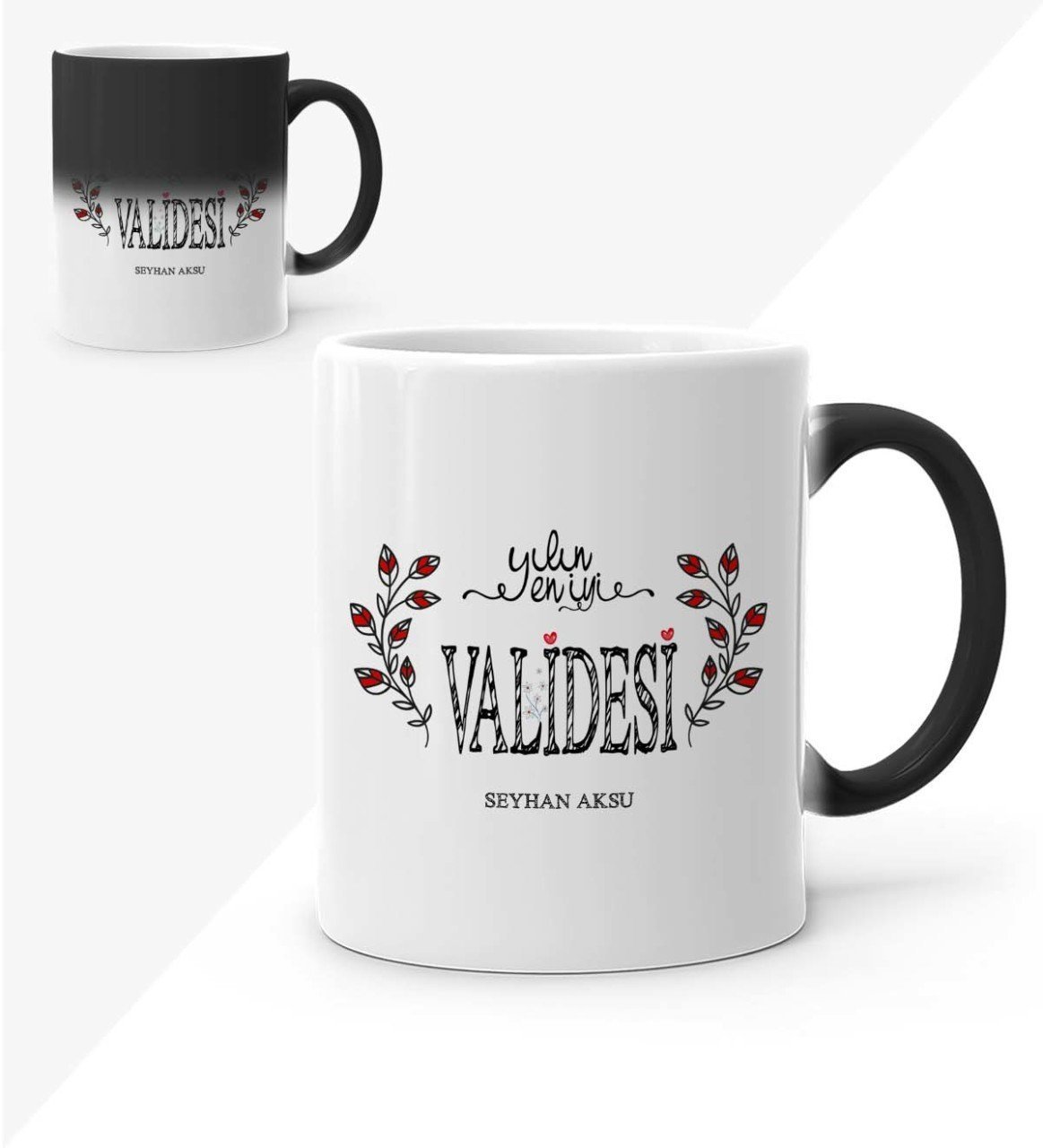 Kişiye Özel Yılın En İyi Validesi Sihirli Kupa Bardak