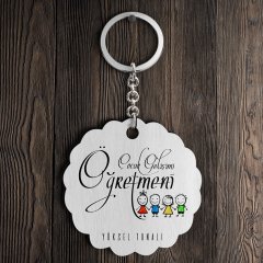 Kişiye Özel Çocuk Gelişimi Öğretmeni Tasarımlı Anahtarlık - 2
