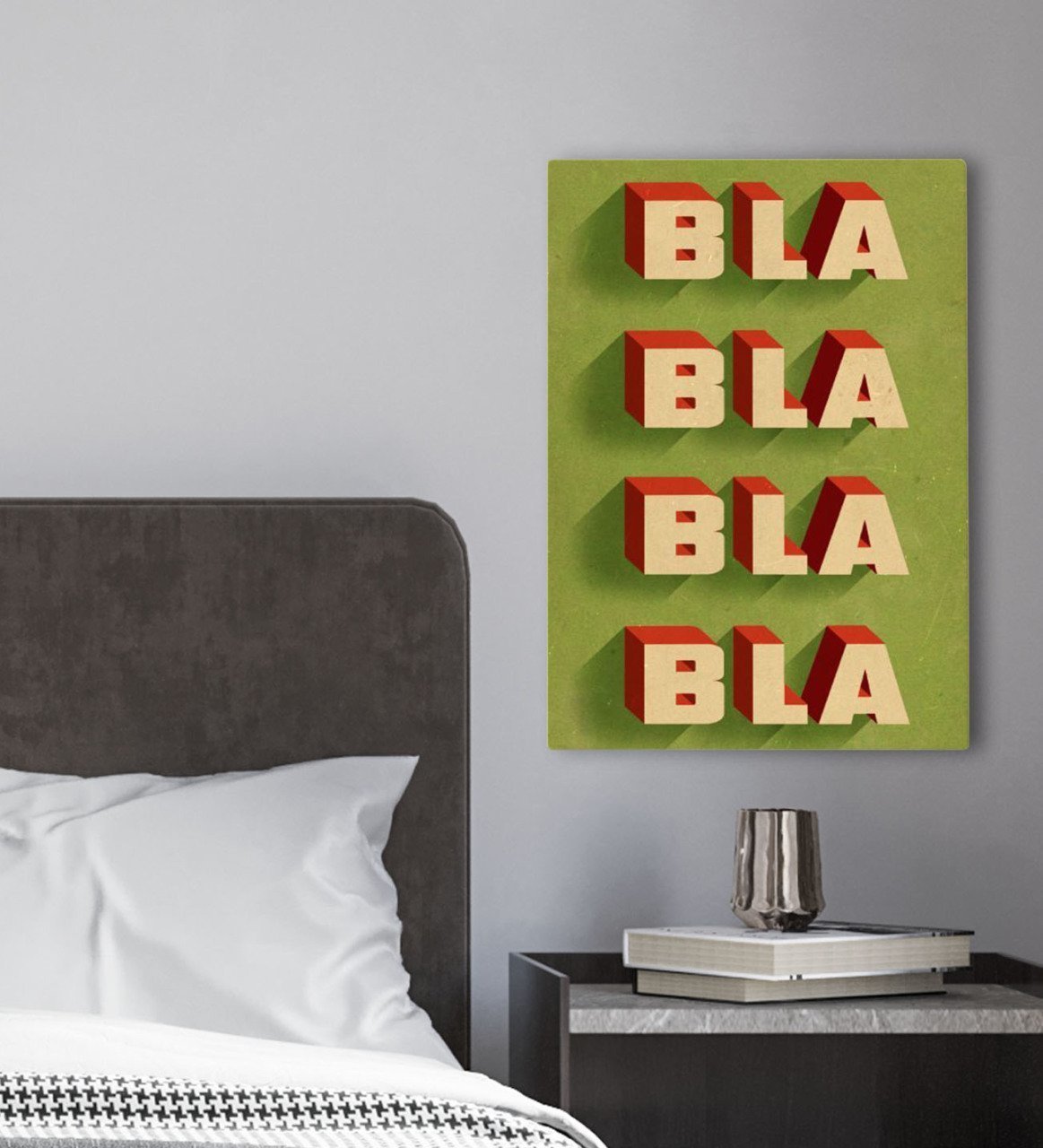BK Gift Yatak Odası Konseptli Kanvas Tablo 30x50cm-32