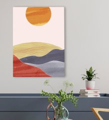 BK Gift Otel Odası Konseptli Kanvas Tablo 50x70cm-103