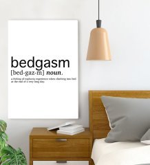 BK Gift Yatak Odası Konseptli Kanvas Tablo 70x100cm-31