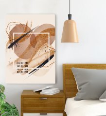 BK Gift Yatak Odası Konseptli Kanvas Tablo 70x100cm-30