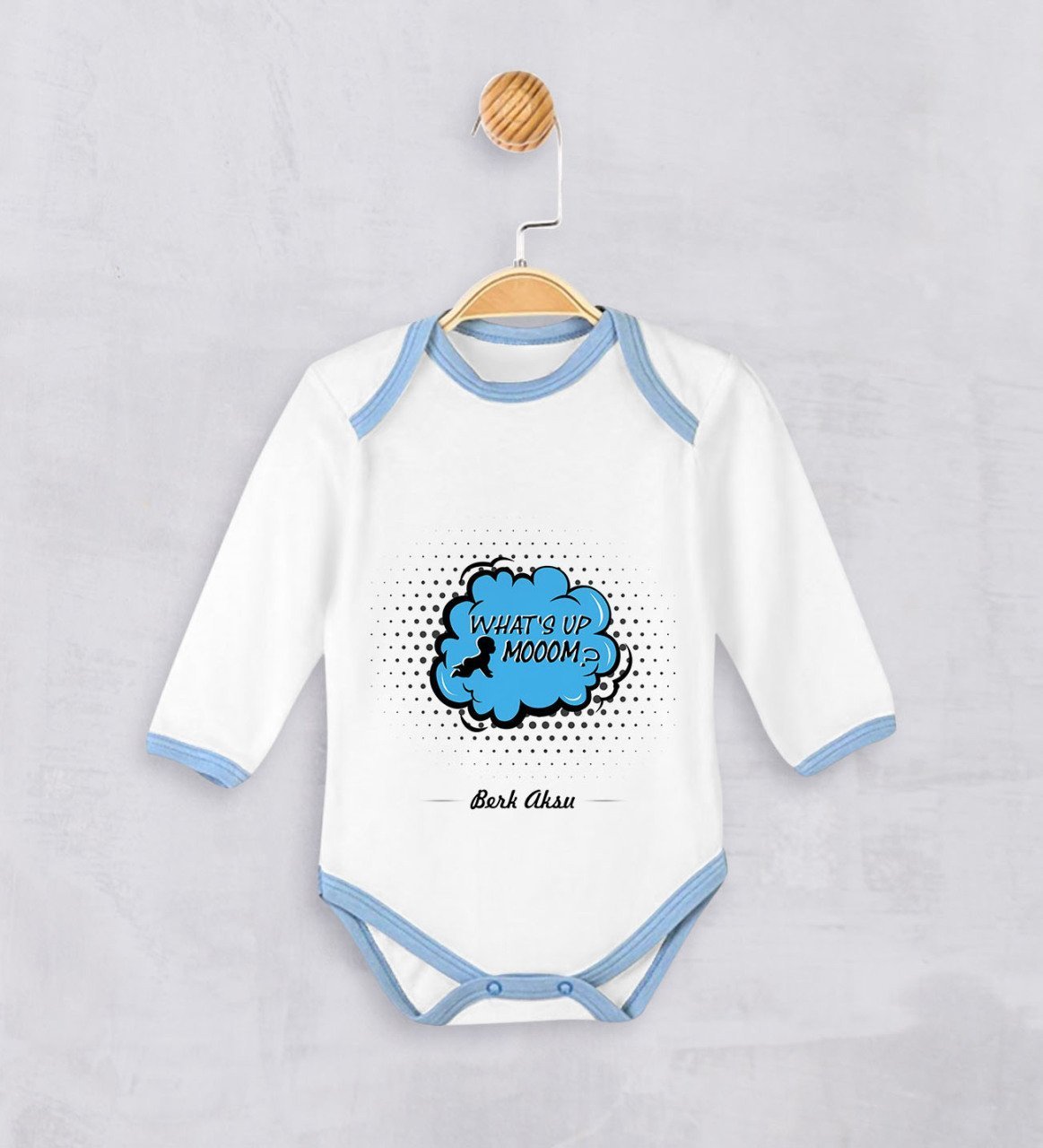 Kişiye Özel Erkek Bebek Zıbın - 2