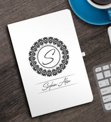 Kişiye Özel İsimli Beyaz Defter - 2