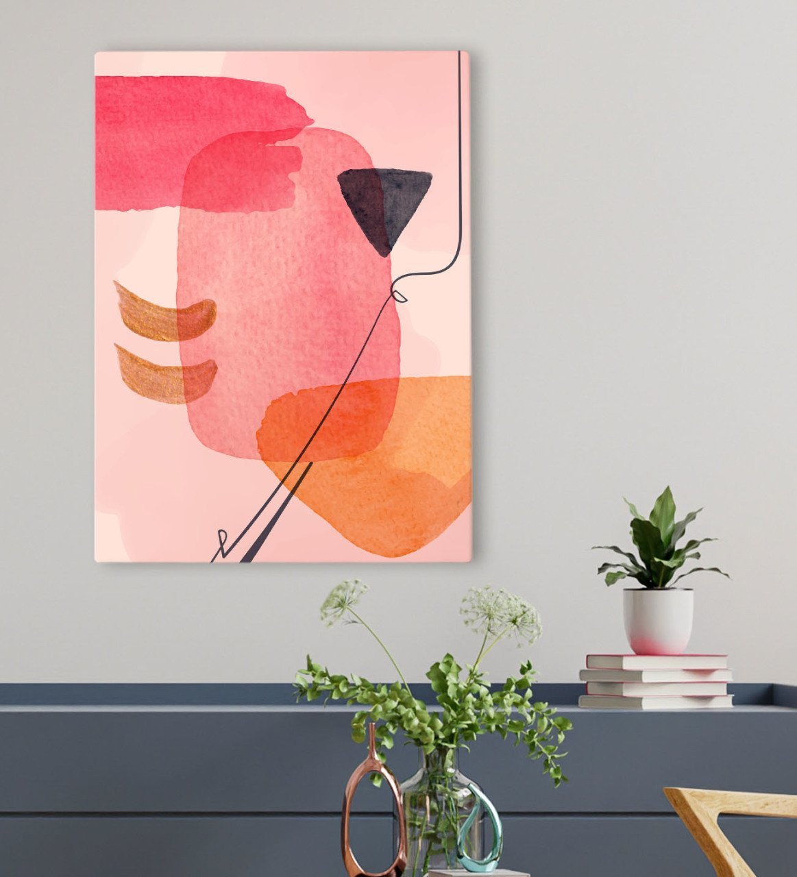 BK Gift Otel Odası Konseptli Kanvas Tablo 50x70cm-101
