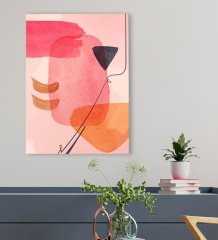 BK Gift Otel Odası Konseptli Kanvas Tablo 50x70cm-101