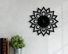 BK Home Dekoratif 45cm Ahşap Duvar Saati-45