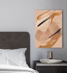 BK Gift Yatak Odası Konseptli Kanvas Tablo 30x50cm-29