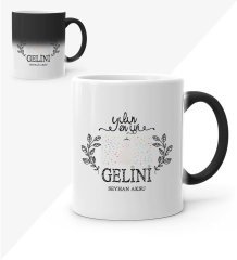 Kişiye Özel Yılın En İyi Gelini Sihirli Kupa Bardak