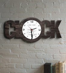 Kişiye Özel Clock Ahşap Duvar Saati - 9