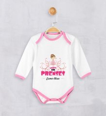 Kişiye Özel Annesi Gibi Prenses Kız Bebek Zıbın - 3