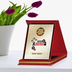 Kişiye Özel Yılın En İyi Kontrol Mühendisi Kırmızı Plaket Ödülü
