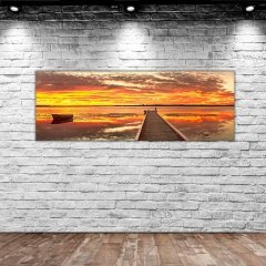 BK Home Manzara Panorama Kanvas Tablo 100x35cm-2