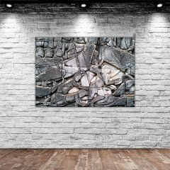 BK Home Duvar Oyma Tasarımlı Kanvas Tablo 70x100cm-3