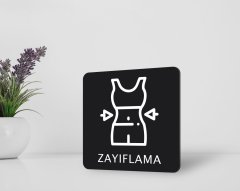 BK Home Zayıflama Kapı Yönlendirme Levhası