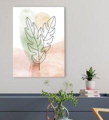 BK Gift Otel Odası Konseptli Kanvas Tablo 50x70cm-98
