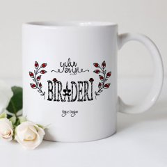 Kişiye Özel Yılın En İyi Biraderi Beyaz Kupa Bardak