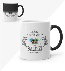 Kişiye Özel Yılın En İyi Baldızı Sihirli Kupa Bardak