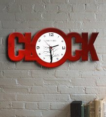 Kişiye Özel Clock Ahşap Duvar Saati - 2