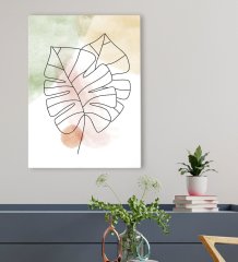 BK Gift Otel Odası Konseptli Kanvas Tablo 50x70cm-97