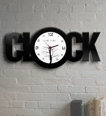 Kişiye Özel Clock Ahşap Duvar Saati - 1