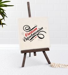 Kişiye Özel Canım Öğretmenim Şovaleli Doğal Taş-2