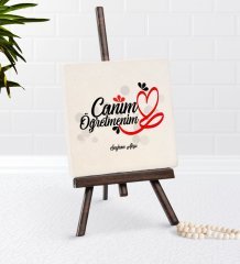 Kişiye Özel Canım Öğretmenim Şovaleli Doğal Taş-1