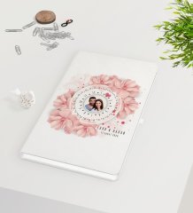 Kişiye Özel Sevgililer Günü Fotoğraflı Sonsuz Takvimli Beyaz Defter-2