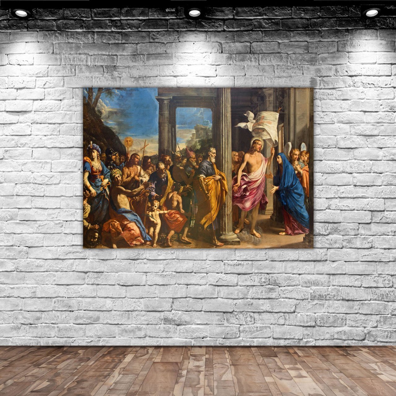 BK Home San Girolamo Della Certosa Tasarımlı Kanvas Tablo 70x100cm-1