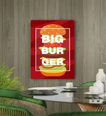 BK Gift Cafe & Bar & Restaurant Konseptli Kanvas Tablo 50x70cm-93