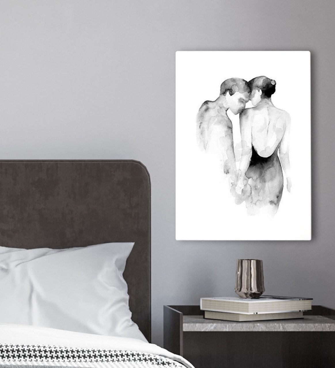 BK Gift Yatak Odası Konseptli Kanvas Tablo 30x50cm-24