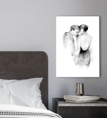 BK Gift Yatak Odası Konseptli Kanvas Tablo 30x50cm-24