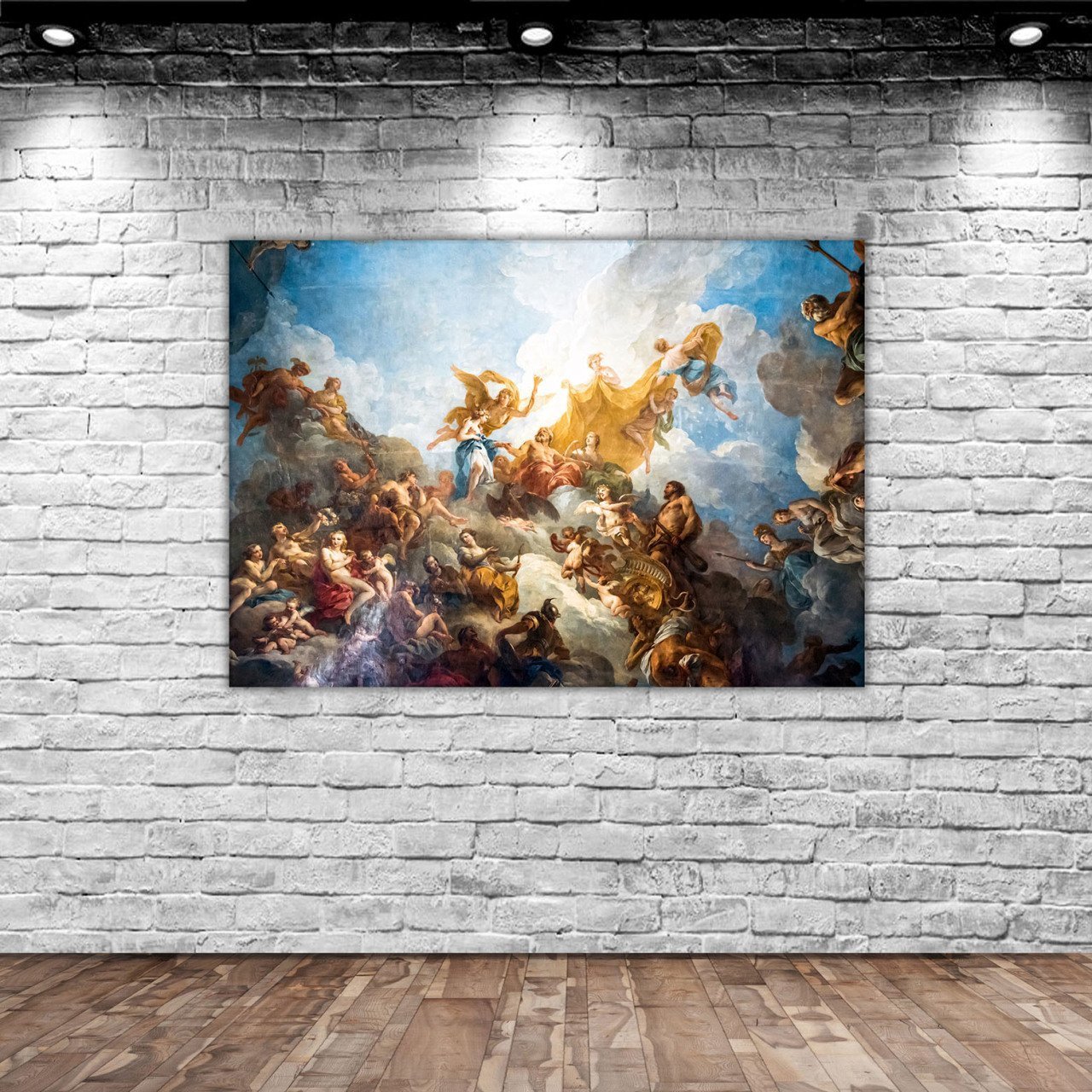 BK Home Versailles Paris Fransa Tasarımlı Kanvas Tablo 50x70cm-1