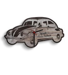 Kişiye Özel Retro Beetle Tasarımlı Ahşap Duvar Saati (Model 1-3)