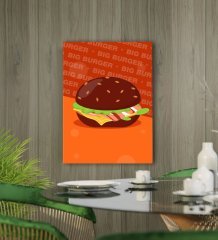 BK Gift Cafe & Bar & Restaurant Konseptli Kanvas Tablo 50x70cm-92
