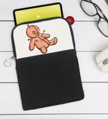 BK Gift Oyuncak Tasarımlı Taşınabilir Koruyucu Tablet Kılıfı & Organizer Çanta - Siyah-1