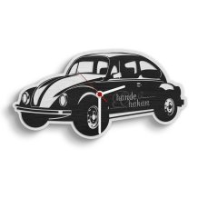 Kişiye Özel Retro Beetle Tasarımlı Ahşap Duvar Saati (Model 1-1)