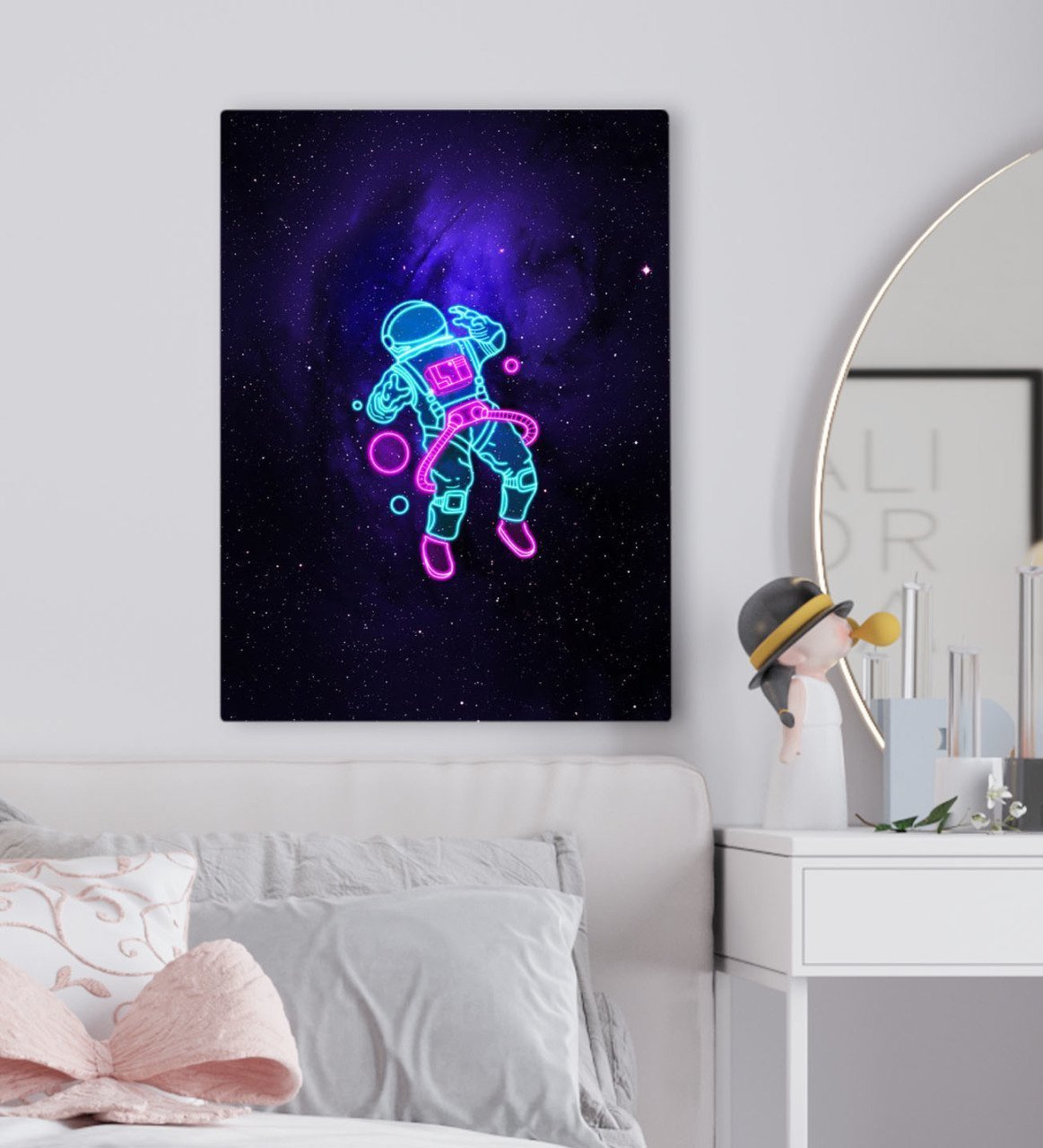 BK Gift Yatak Odası Konseptli Kanvas Tablo 50x70cm-22