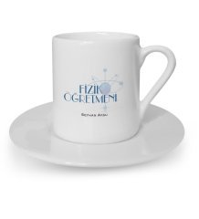 Kişiye Özel Fizik Öğretmeni Türk Kahvesi Fincanı - 1