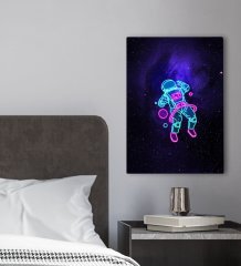 BK Gift Yatak Odası Konseptli Kanvas Tablo 30x50cm-22