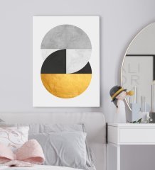 BK Gift Yatak Odası Konseptli Kanvas Tablo 50x70cm-21